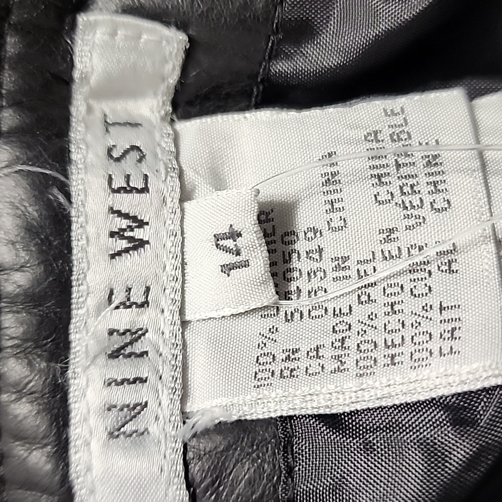 Vintage Nine West Leather Pants Sz 14 - Picture 2 of 8